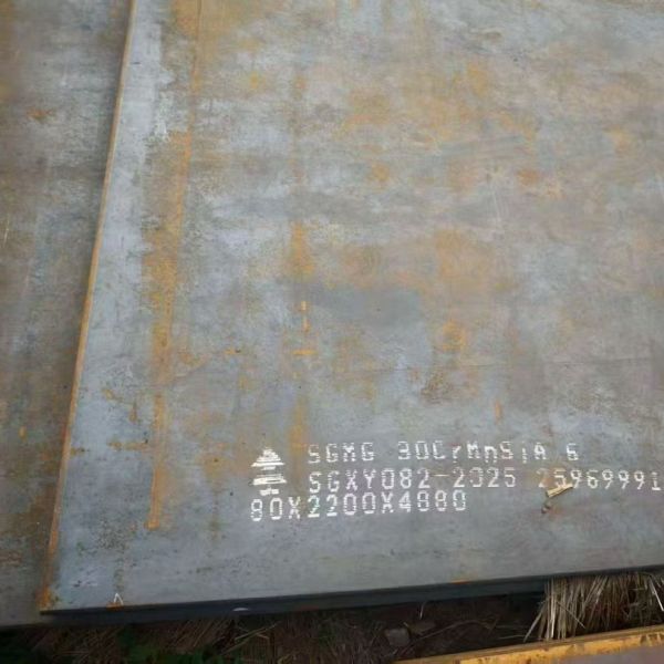 Hot Rolled 30CrMnSiA Alloy Steel Plate Thickness 10 - 200mm Custom Cutting As Request