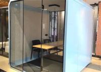Cabine de telefone acústica de 4 capacidades, cabine de telefone privada para o escritório