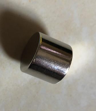 Silver Shine Color Neodymium Magnets Strong Disc N35 Grade 18mm X 15mm