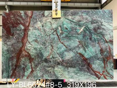 Brazilian Green Marble Slab Polished Marble Stone High Performance Commercial