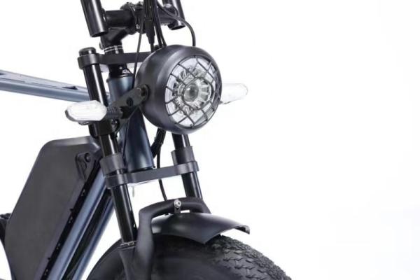 Full Suspension 48V Fat Tire Electric Bike 750W With LCD Display And Rear Hub Motor