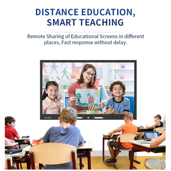 Real Time Digital Interactive Whiteboard Video Conferencing 20 Points Touch