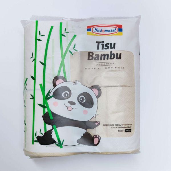 3 Ply Toilet Paper Bamboo Pulp Toilet Tissue Rolls Toilet Paper Restroom