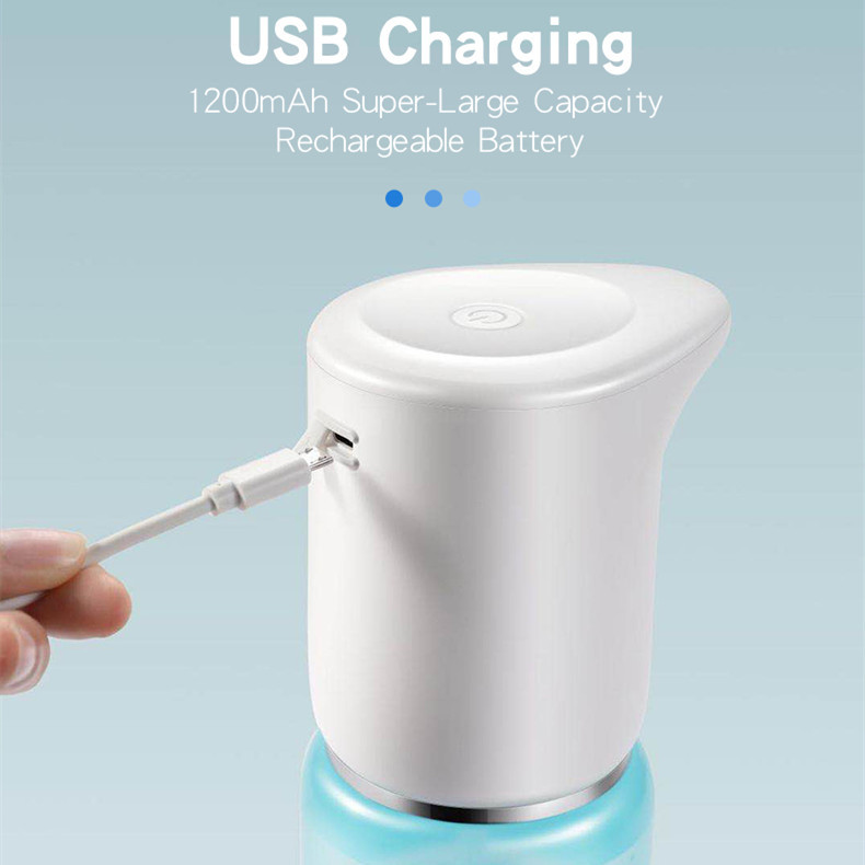 Оранжевый Bathroom 400ML CE распределителя мыла USB автоматический