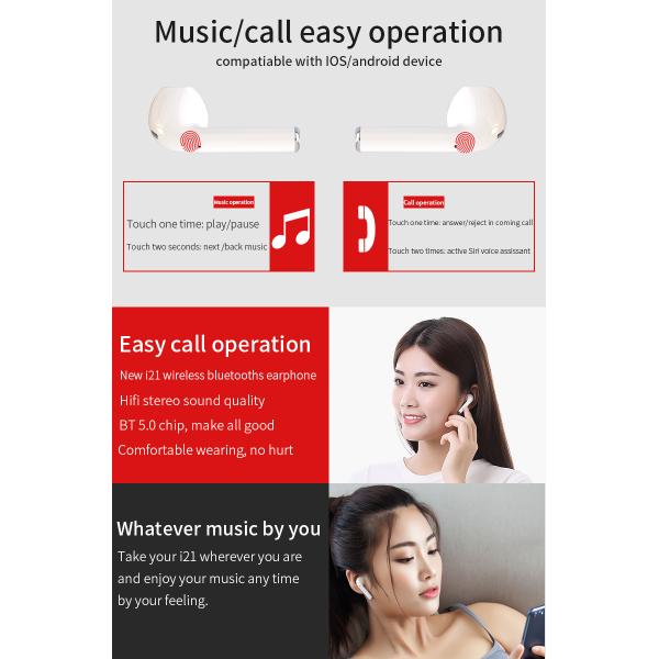 4H Bluetooth 8832  Noise Cancelling Sport Earbuds