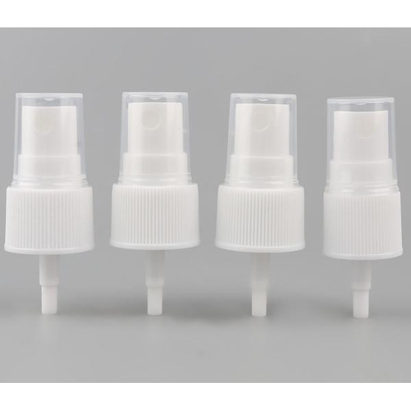Plastic Pump Mister Sprayer With 18 / 20 / 24 Caliber Spray Heads Metal Closure