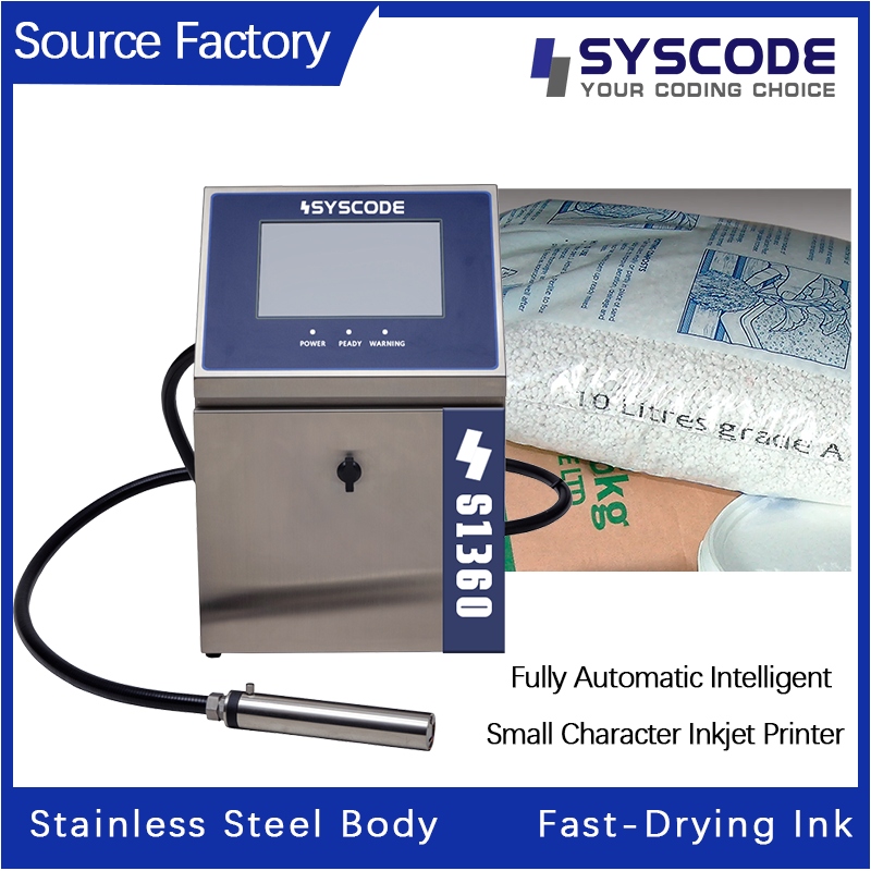 Cosmetics CIJ Printer - IP66 rated inkjet coder designed for clean room environments. Provides high-precision coding on glass, plastic, and metal packaging, featuring 12-month maintenance