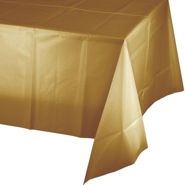 54 inch x 108 inch Premium Plastic  Tablecloth Rectangle Waterproof Outdoor Table Cover