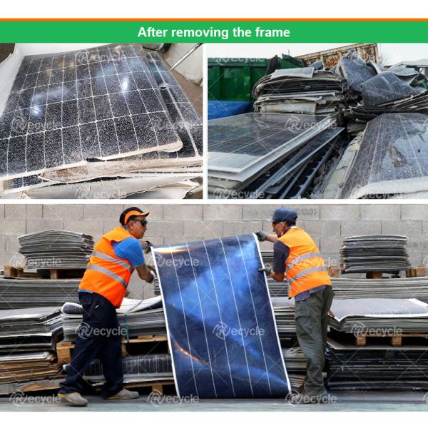 Машина для удаления рамы из алюминиевого сплава солнечных панелей высокого давления весом 2000 кг