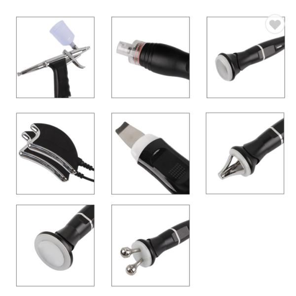 9 In 1 Hidro Dermabrasion Facial Beauty Machine Water Peeling Device Blue Color