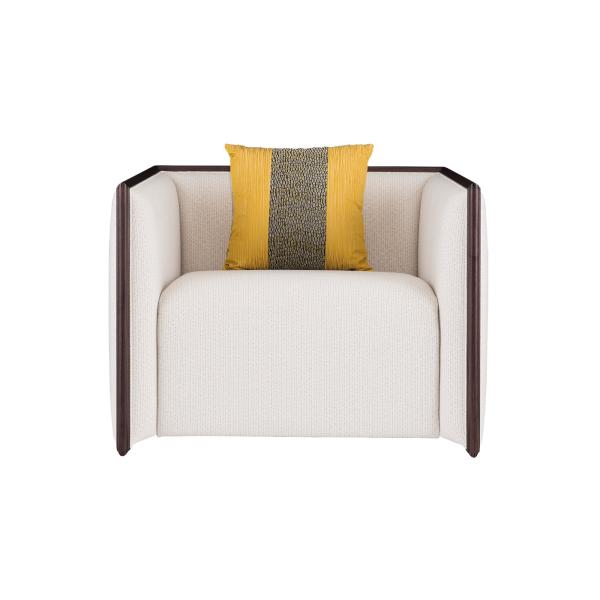 Fashion design of Lounge sofa in big size for Luxury house used furniture Living room single chairs