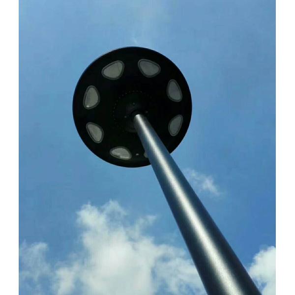 Hitechled 50W Smart RGB UFO all in one solar LED garden light, 360deg lighting