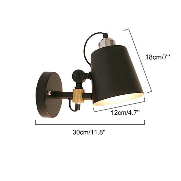 Modern Wall Lights White Black Art Deco Metal Sconce for Home Lighting Indoor