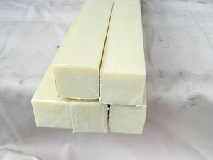 Отлитый в форму PA6 нейлон пластичная штанга для колеса, вала ролика, лопатки вентилятора 6mm x 1m