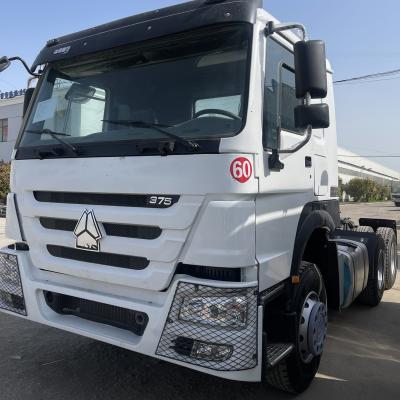 6x4 Wheel 420hp Howo Sinotruk Tractor Truck Used Euro 2 Multimedia System