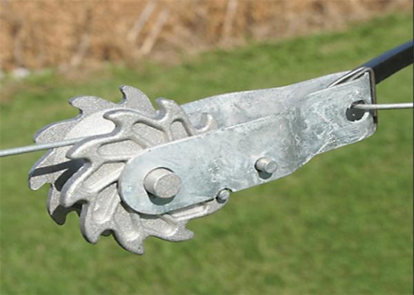 Heavy Duty Inline Farm Fence Wire Tensioner With Compression Clip