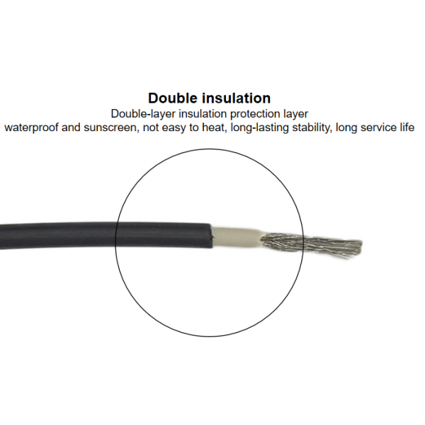 PV1-F Solar Power Cable Approval Battery DC Wire For Solar Panel