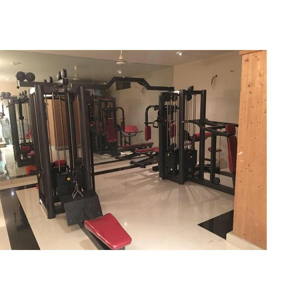 8 Station Multi Gym Equipments / Commercial Grade Multifunction Gym Machine