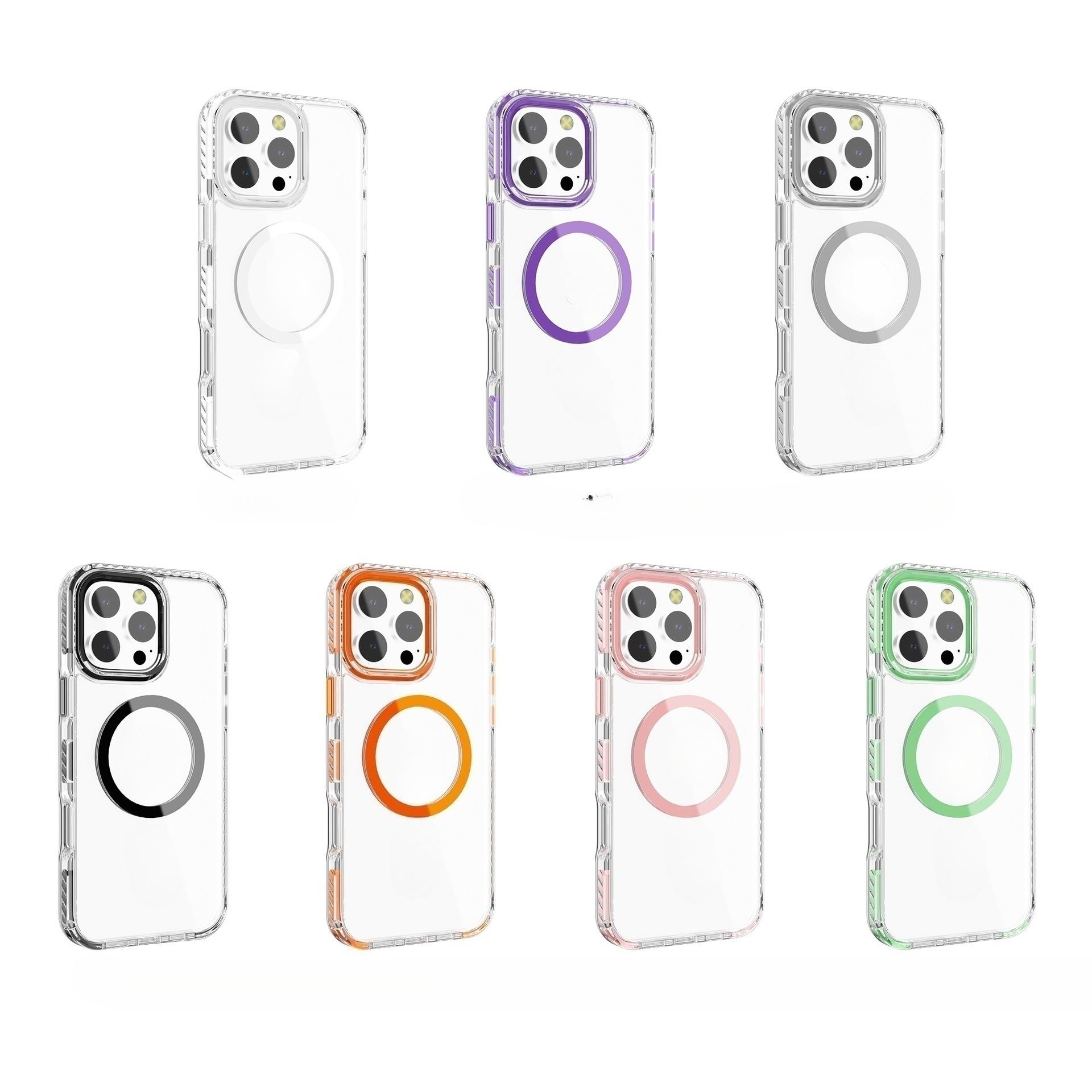 Transparent Clear Shockproof Mobile Phone Case for iPhone 16 Pro Max Luxury Bulk Wholesale Camera Protector for Laudtec Myc8201