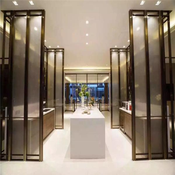 Top quality decorative mouldings stainless steel trim and frame for glass door panel