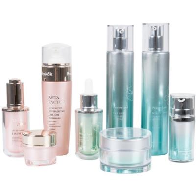 PET Construction Skin Care Bottles Sets 40ml 120ml 50g Custom Brand (MC-307)