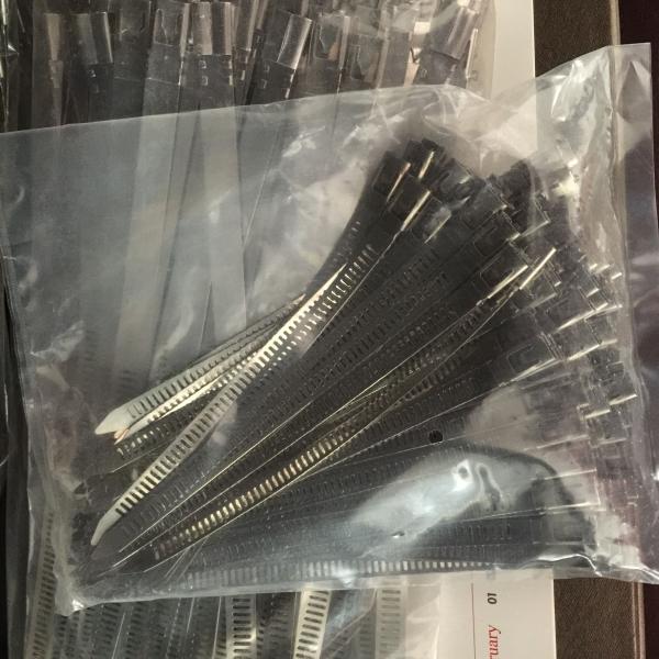 Multi Lock Stainless Steel Ladder Cable Ties Used In Telecommunication