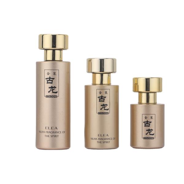 бутылка стекла спрейера золота Alluminum флаконов духов 30ml 50ml 100ml декорати