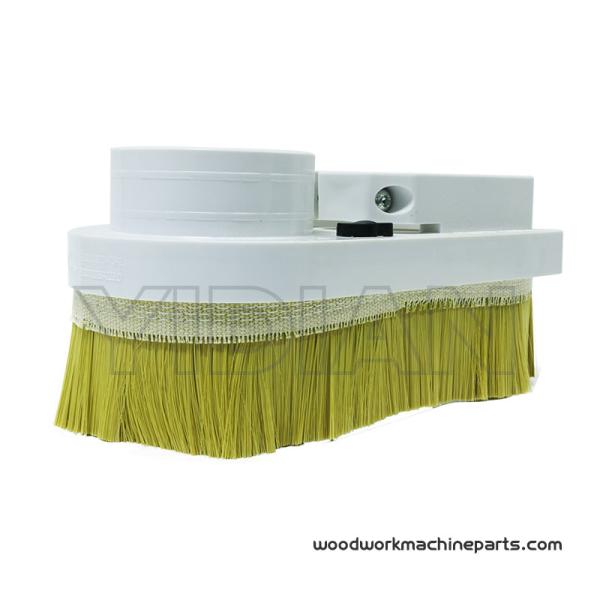 Recolector de polvo de 100 mm Capó de cobertura de polvo con limpiador de cepillos para máquina de madera