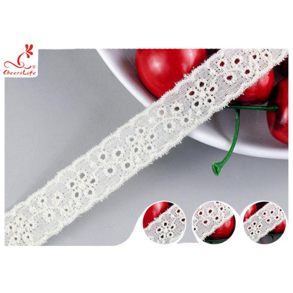 Вышитая модой флористическая отделка шнурка отверстии хлопка для обеспечения торговлей Нигхты