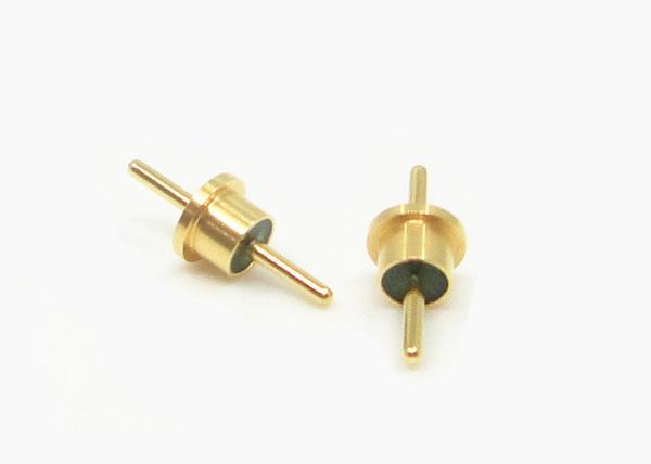 Single Pin Straight Cut Glass To Metal Seal Kovar Alloy Connectors