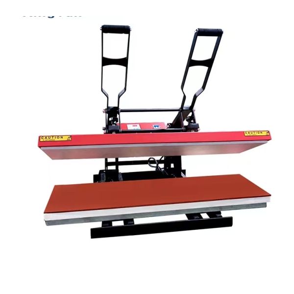 Betcolor 25x100cm Large Format Clamshell Sublimation Transfer Printing Machine Lanyard Heat Press Machine for T-Shirt Printing