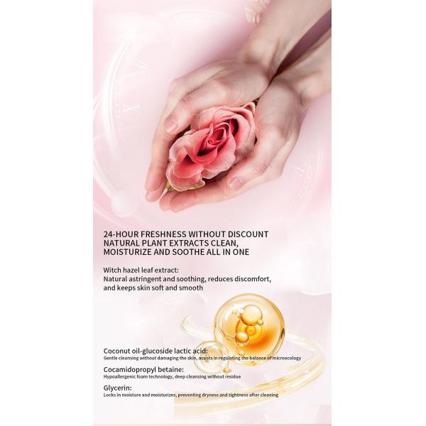 Coconut Oil Natural Feminine Hygiene Wash Women'S Intimate Cleanser Foam Antibacterial