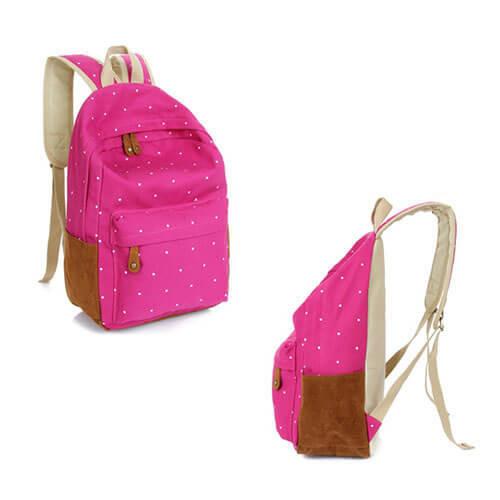 Front Pocket Kids Custom Logo Backpacks Middle School With Side Bottle Holder