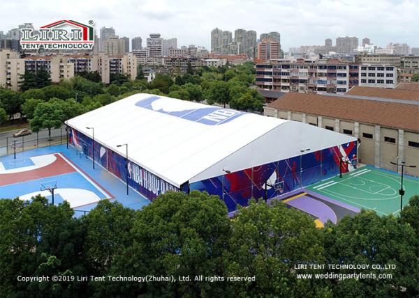 Big Aluminum Marquee Sporting Event Tents  with double pvc cover for Basketball Field