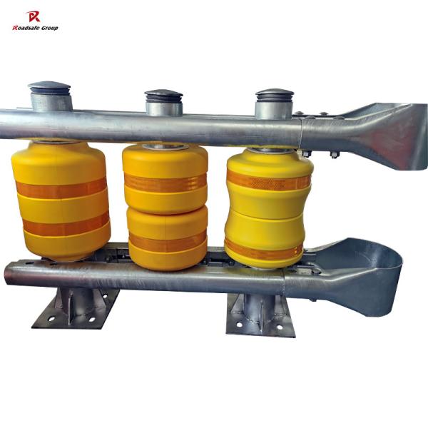 Конструкция на заказ Eva Buckets Rolling Anti Crash Road Barrier для безопасности на дорогах