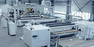 PVB Photovoltaic Film Making Machine Use Double Screw Extruder