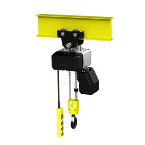 Grue à grande vitesse de bloc à chaînes, grue résistante de moteur de commutateu