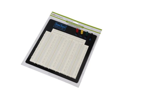 ROHS White Solderless Circuit Board , Electronic Prototype Board Spring Clip