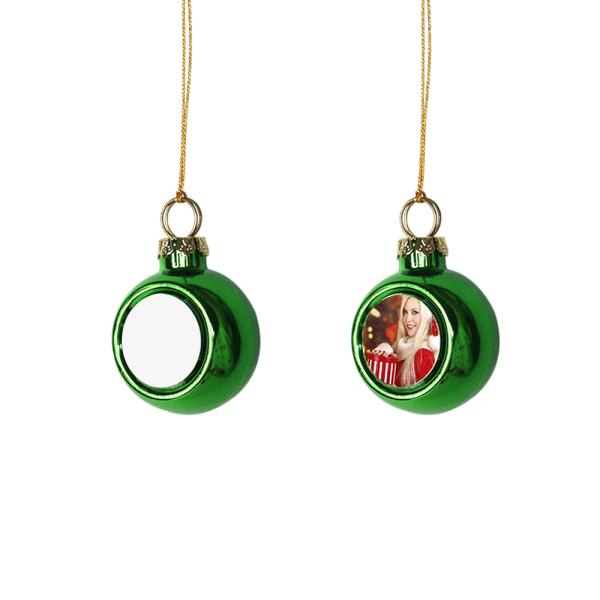 Personalised Sublimation Plastic Christmas Balls Custom Christmas Tree Balls