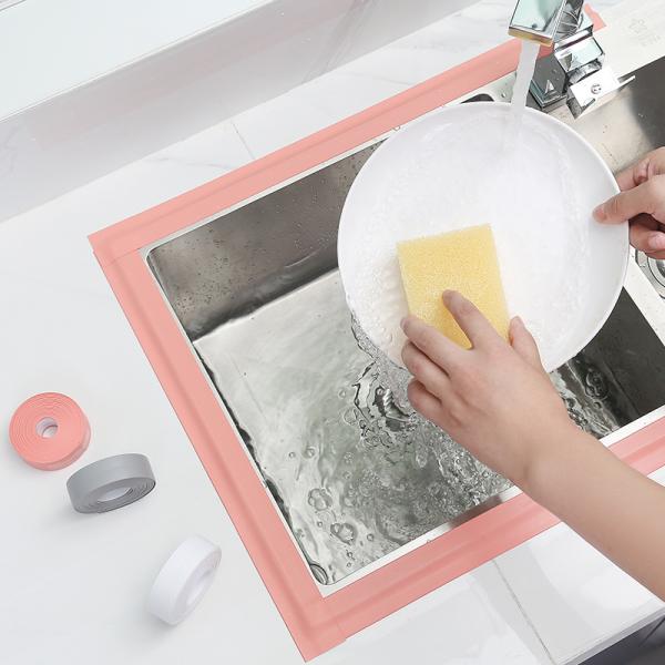 Mildew Resistant PVC Waterproof Kitchen Self Adhesive Sealing Tape