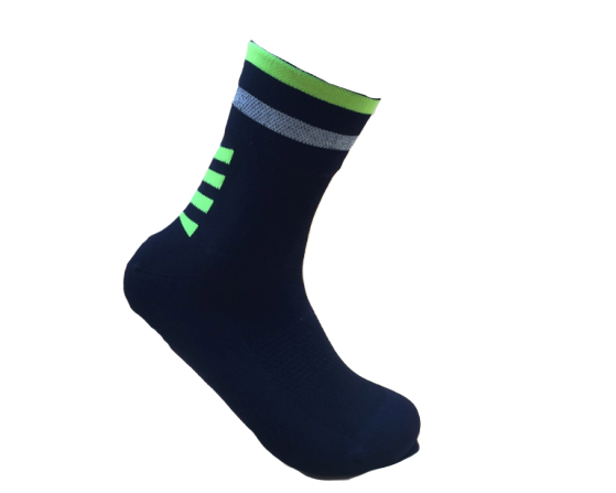 OEM Custom Reflective Cycling Team Socks Sports Compression Bicycle Socks