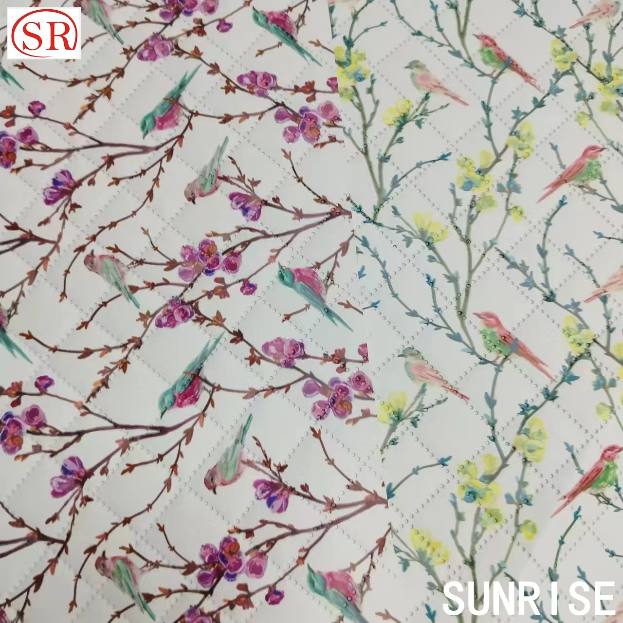 Customize Print PVC Artificial Leather Flower Printed PVC Faux Leather for Cars Seat