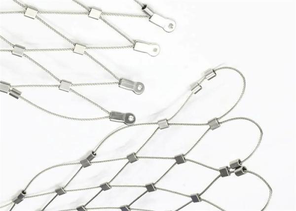 Annapolis Stainless Steel Bird Aviary Wire Mesh Rhombus Shape Customizable Size