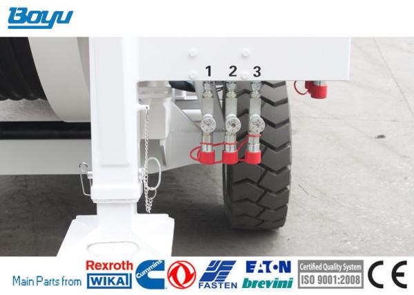 97kw Cummins Engine Stringing Hydraulic Wire Tensioner Equipment