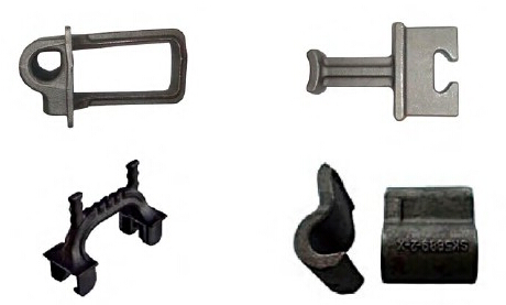 Прикрепляя чугун плеча железнодорожных слиперов железнодорожный