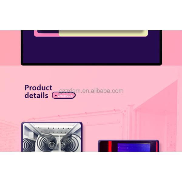 Zhongda Customize Design Vending Machines Makeup Tool Lashes Hair Bundle Vending Machine