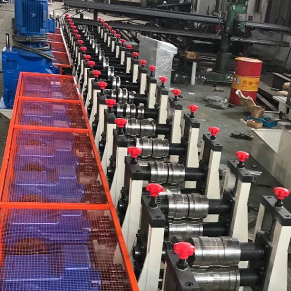 Storage Systems Galvanized Steel Pallet Upright Racking Roll Forming Machine 90mm /105mm /120mm