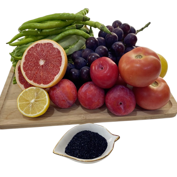 Solubilité dans l'eau brillante noire de l'acide humique 80% de flocons 99% pour le sol