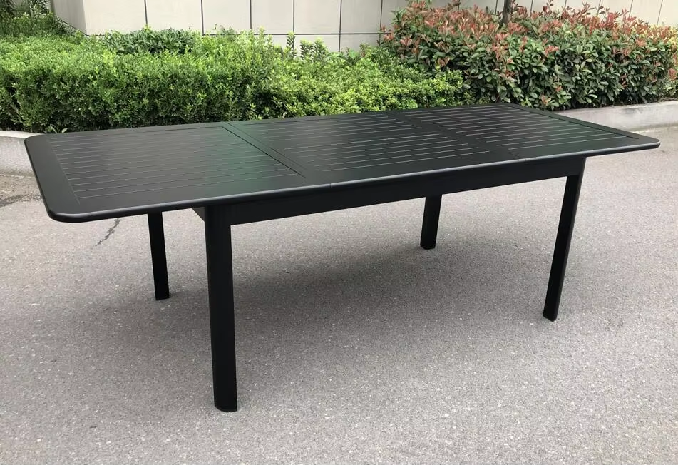 Modern Aluminum Cheap Extension Table and Chair for Garden Outside Chairs and Table