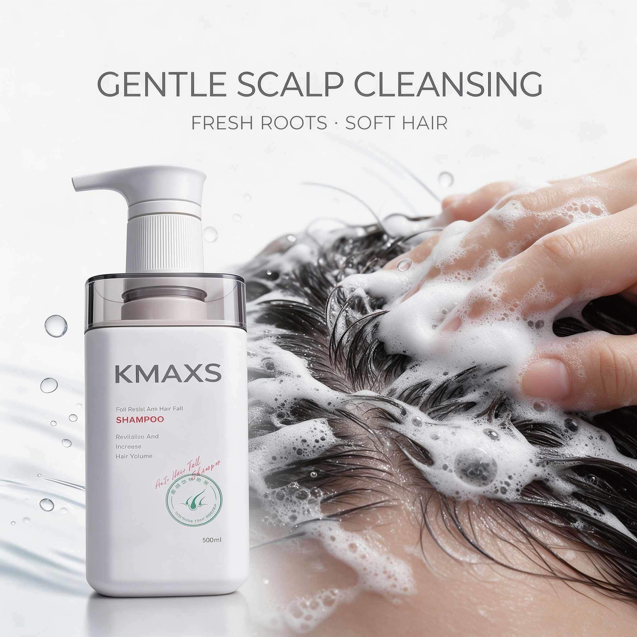 Scalp Care Shampoo for Fuller-Looking Hair, Volume Support and Gentle Cleansing
